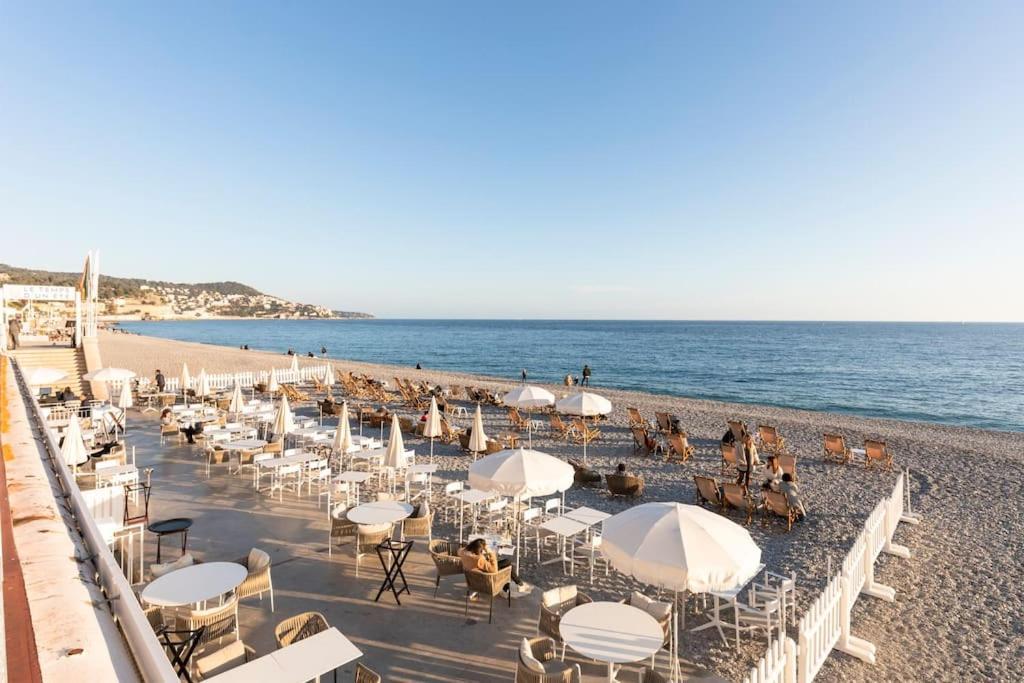 Promenade, 2Pieces Chic Et Clim Avec Terrasse Daire Nice Dış mekan fotoğraf